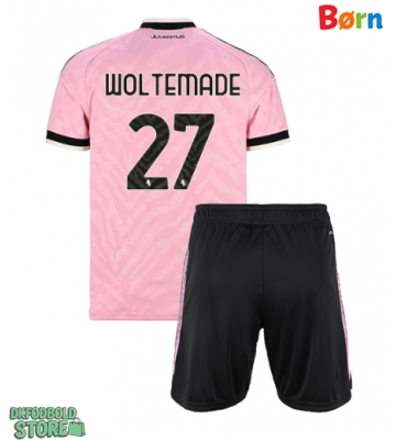 Juventus Nick Woltemade #27 Replika Babytøj Udebanesæt Børn 2026-27 Kortærmet (+ Korte bukser)